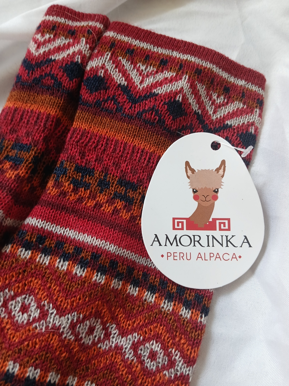 The Amorinka Women's Alpaca Fair Isle hand warmers